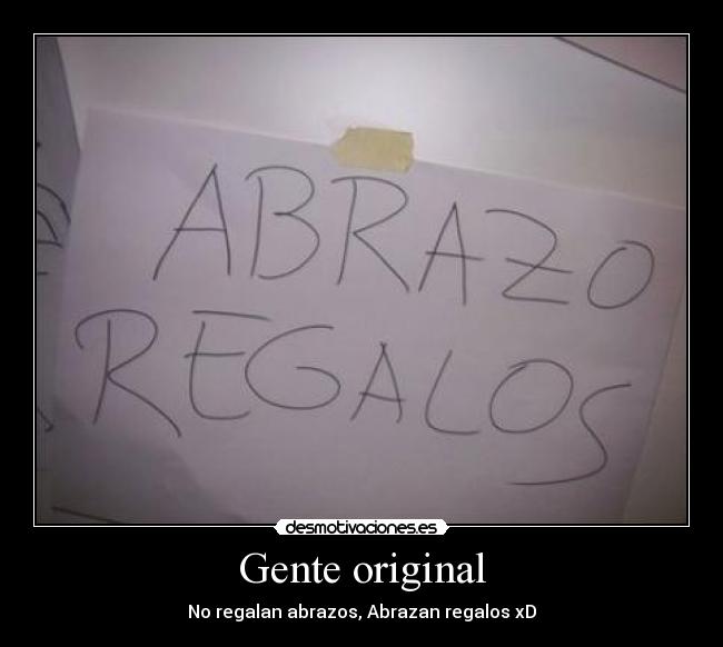 Gente original - 