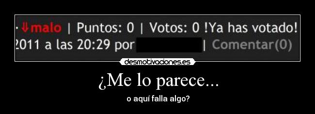 ¿Me lo parece... - 