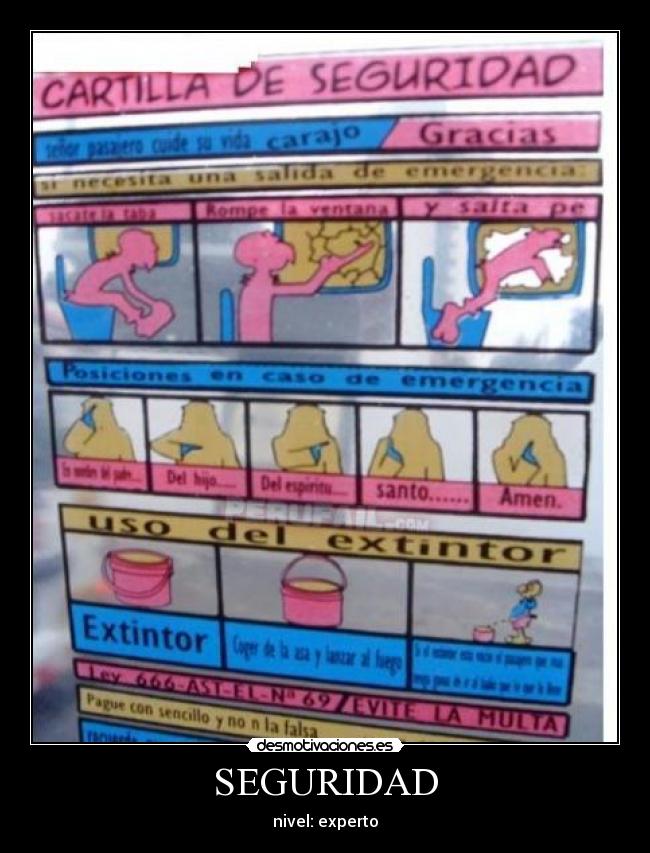 carteles seguridad desmotivaciones