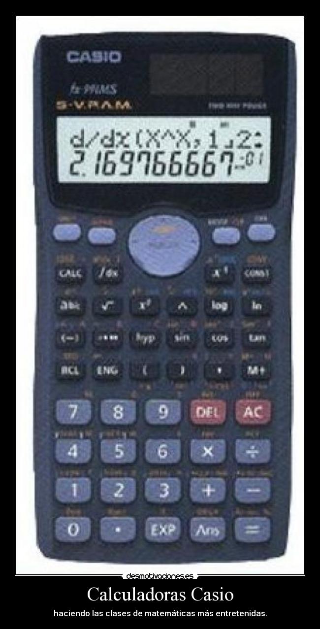 Calculadoras Casio - haciendo las clases de matemáticas más entretenidas.