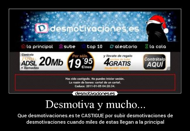 Desmotiva y mucho... -