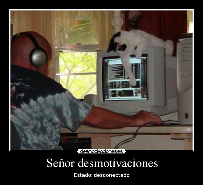 Señor desmotivaciones - Estado: desconectado