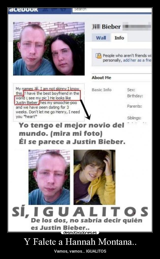 Y Falete a Hannah Montana.. - 