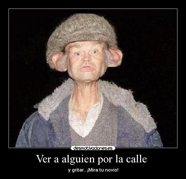 Ver a alguien por la calle -