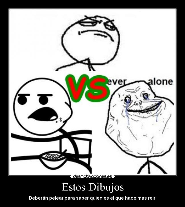 Estos Dibujos - Deberán pelear para saber quien es el que hace mas reir.