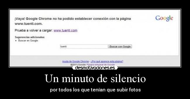 Un minuto de silencio -