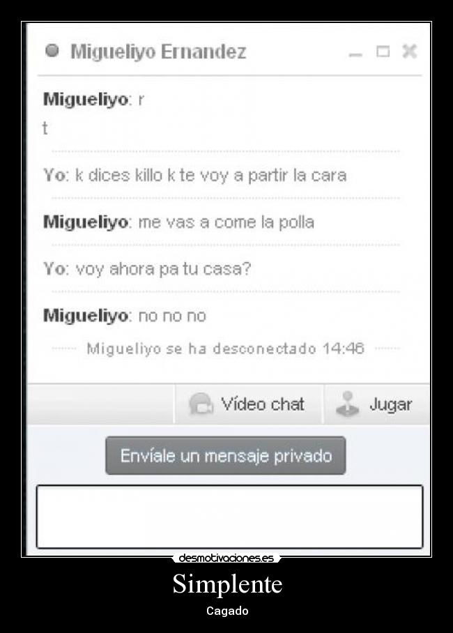 Simplente - Cagado
