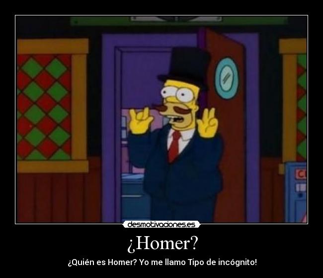 ¿Homer? - 