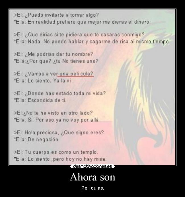 Ahora son - Peli culas.