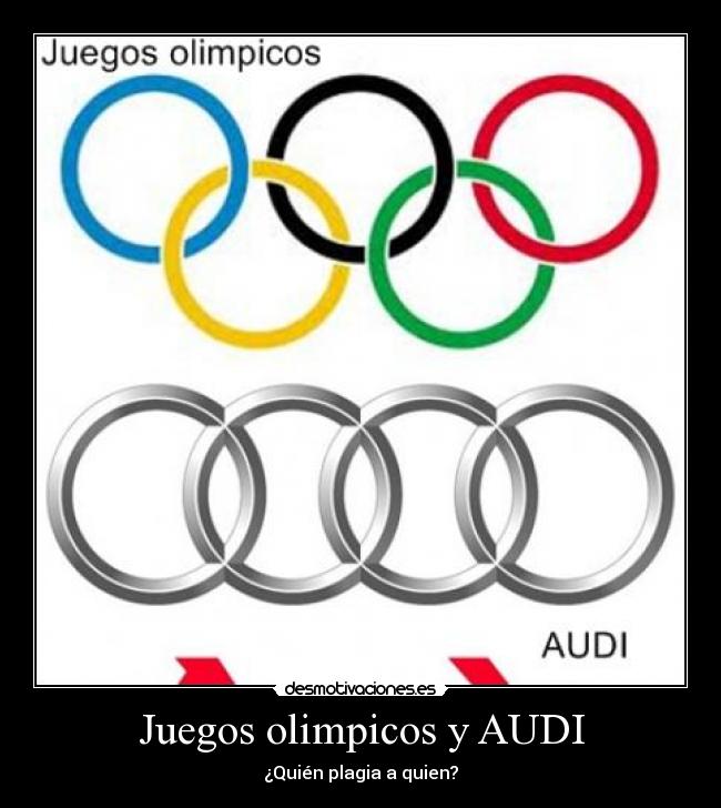 Juegos olimpicos y AUDI - ¿Quién plagia a quien?