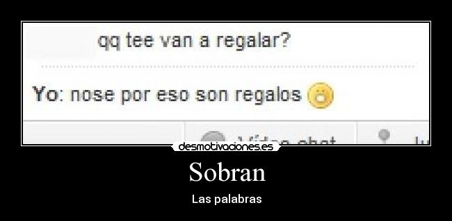 Sobran - Las palabras