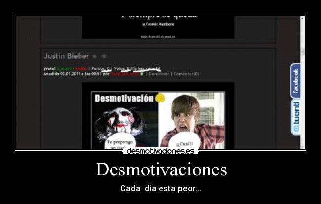 Desmotivaciones - Cada  dia esta peor...