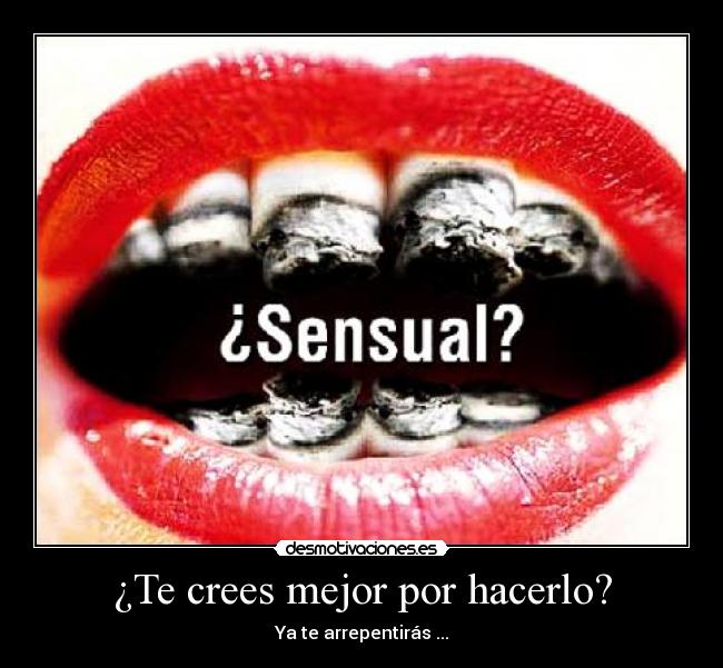 ¿Te crees mejor por hacerlo? - 