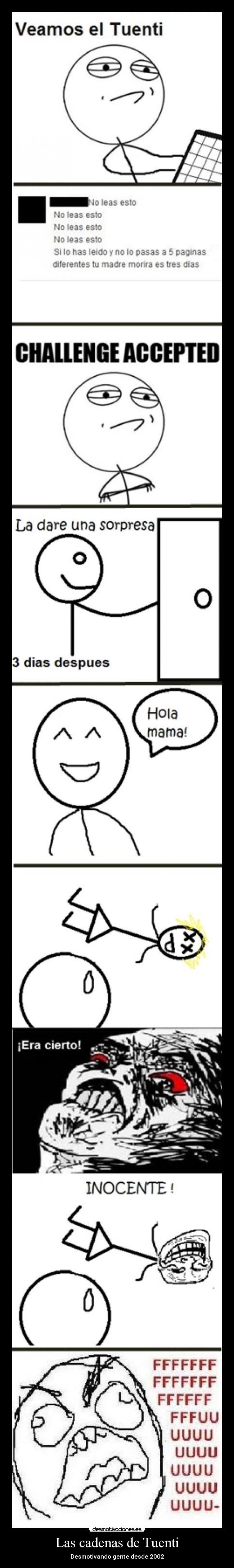 Las cadenas de Tuenti - 