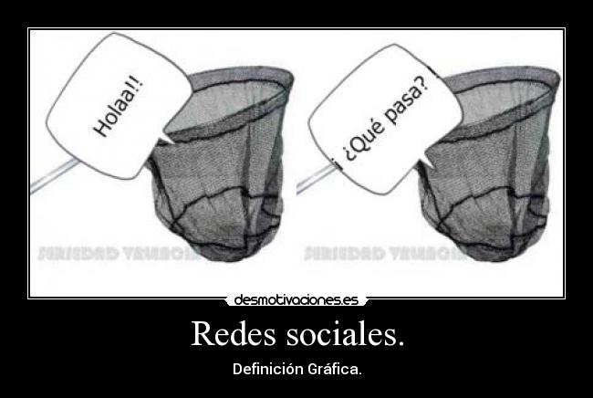 Redes sociales. -