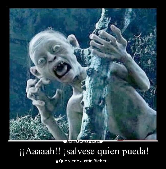 ¡¡Aaaaah!! ¡salvese quien pueda! -