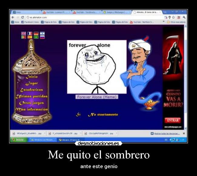 Me quito el sombrero - ante este genio