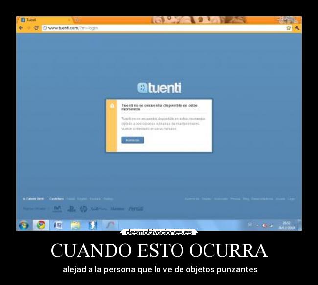 CUANDO ESTO OCURRA -