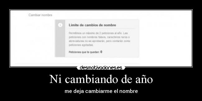 Ni cambiando de año - 
