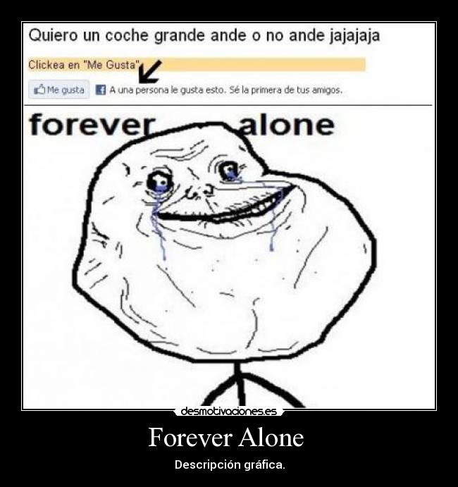 Forever Alone - Descripción gráfica.