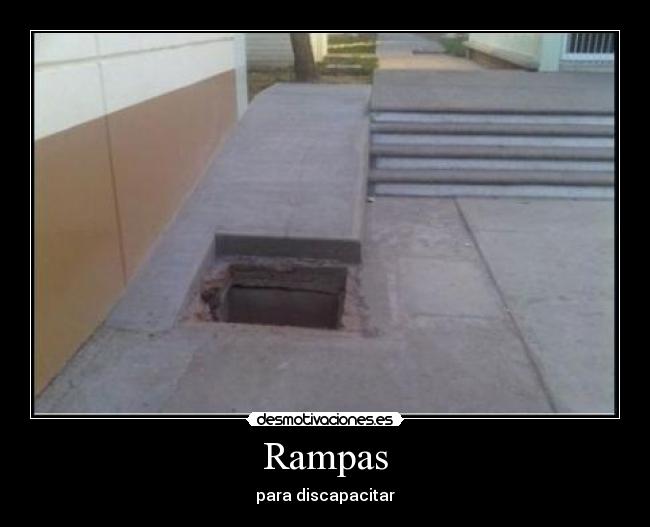 Rampas - para discapacitar
