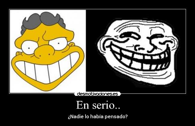 En serio.. -