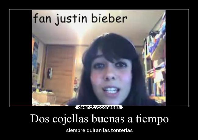 Dos cojellas buenas a tiempo - 