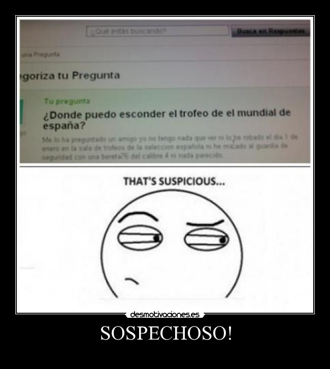 SOSPECHOSO! -