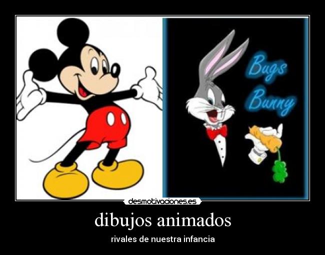 dibujos animados - rivales de nuestra infancia