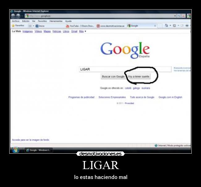 LIGAR - lo estas haciendo mal