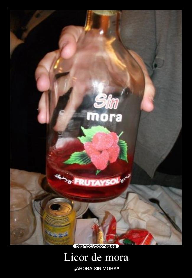 Licor de mora - 
