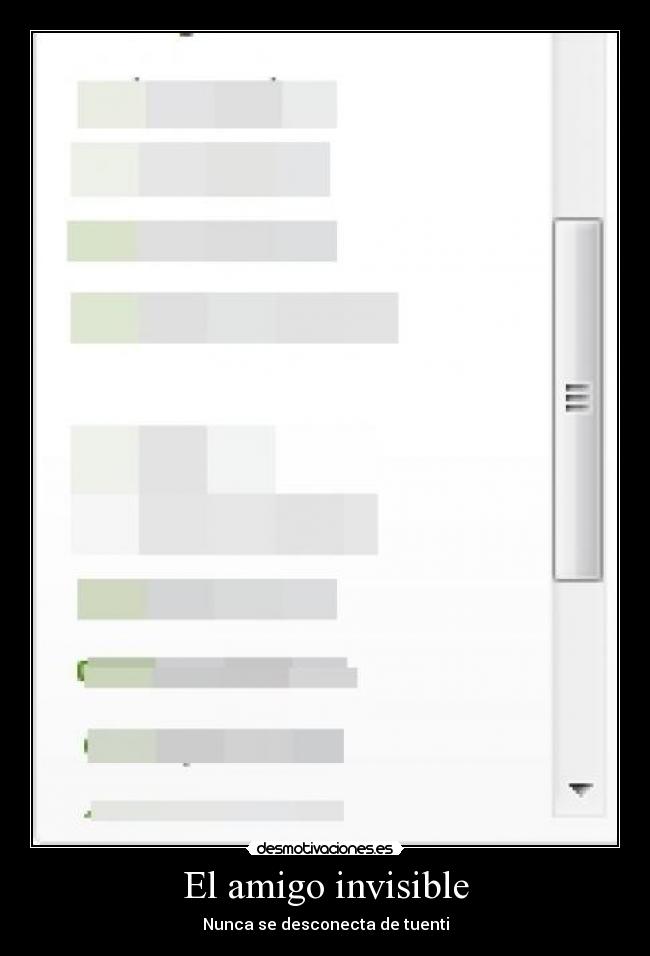 El amigo invisible - Nunca se desconecta de tuenti