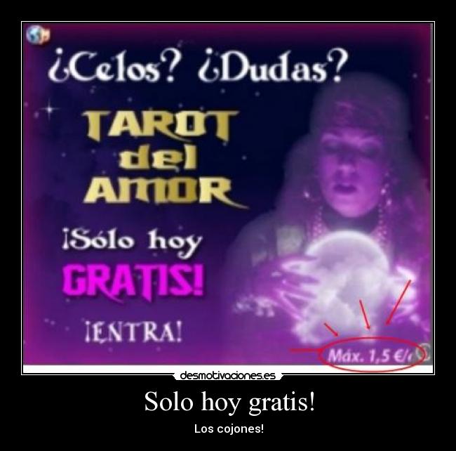 Solo hoy gratis! -