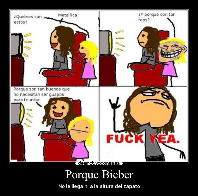 carteles muerte bieber desmotivaciones