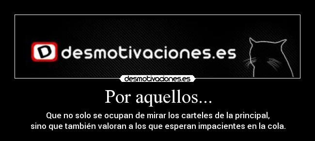 carteles por aquellos desmotivaciones