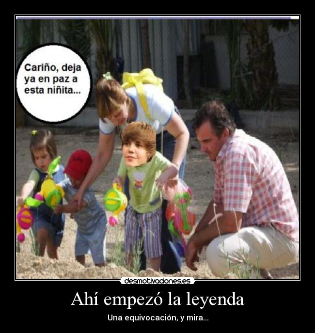 Ahí empezó la leyenda - Una equivocación, y mira...