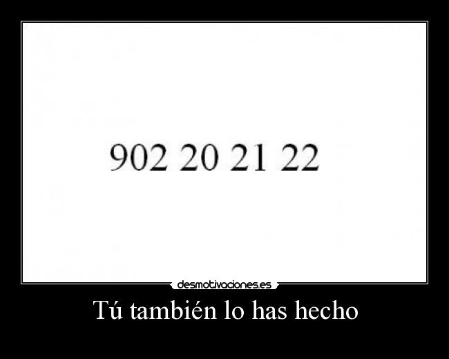 Tú también lo has hecho - 