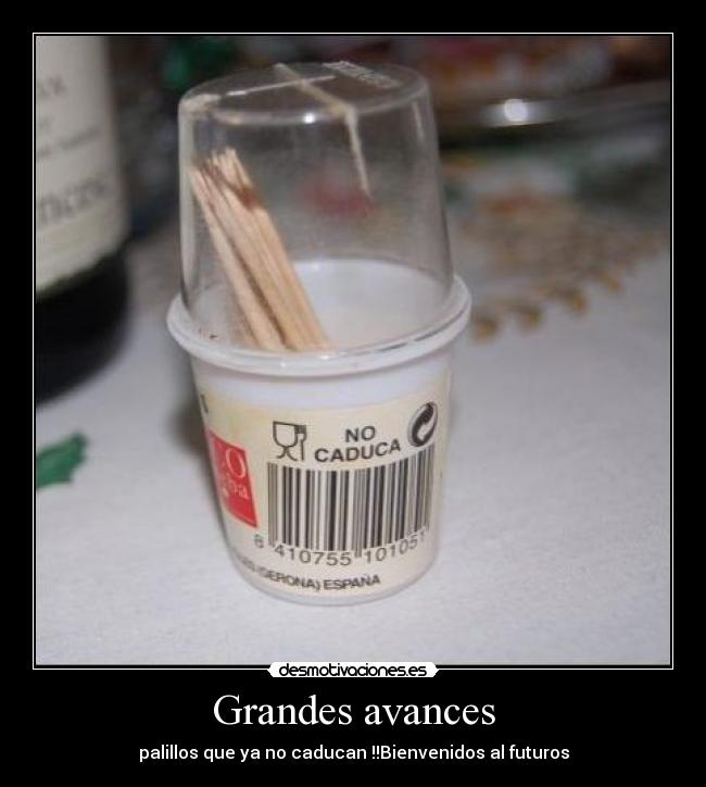 Grandes avances -