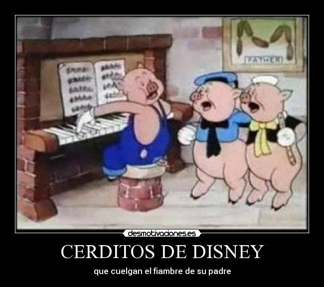 CERDITOS DE DISNEY -