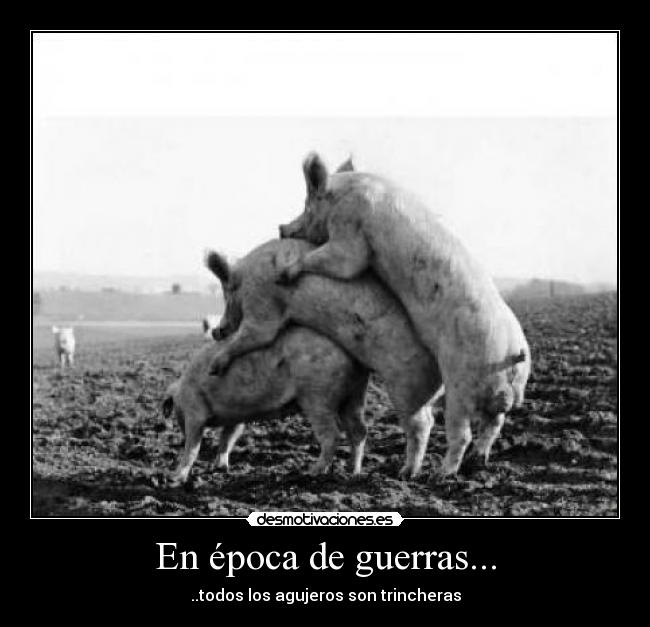 En época de guerras... -
