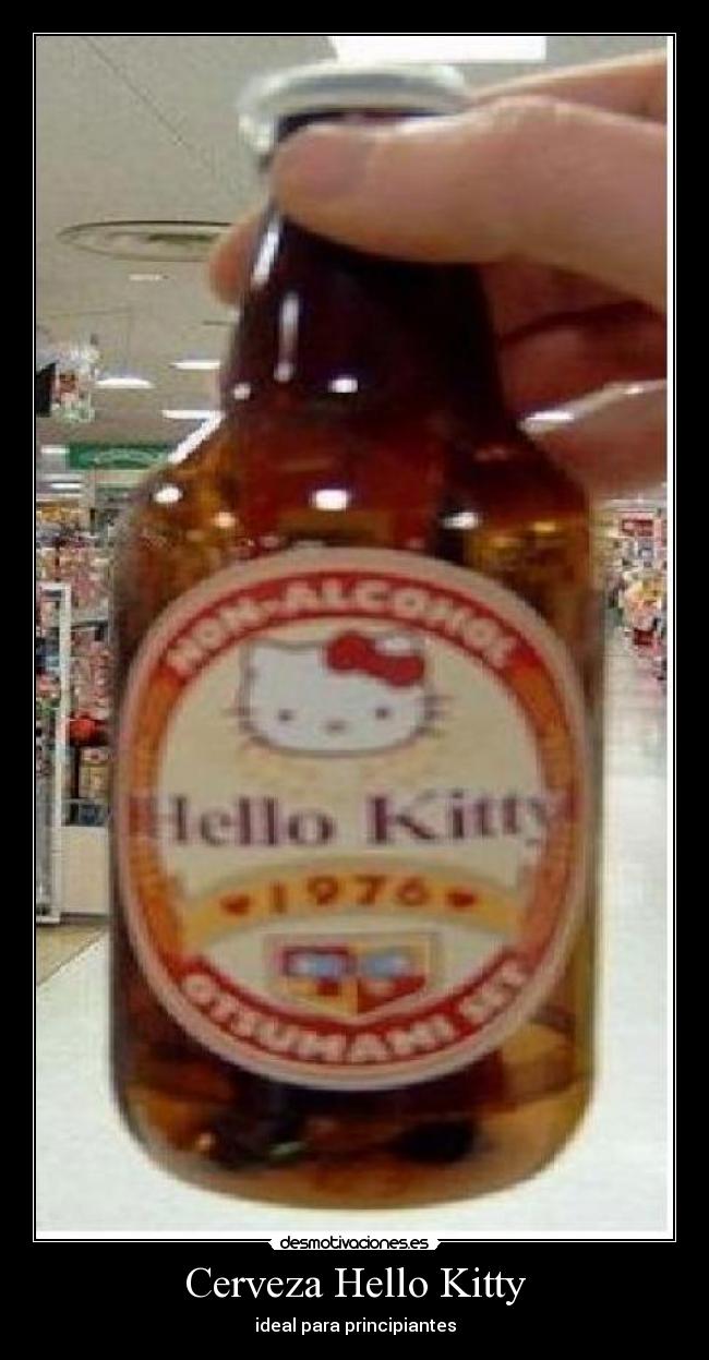 Cerveza Hello Kitty -