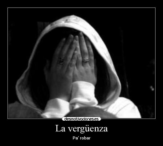 carteles verguenza robar desmotivaciones