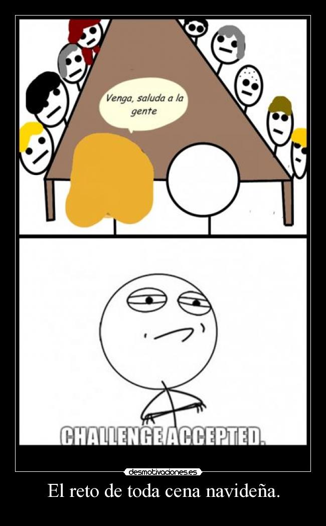 El reto de toda cena navideña. - 