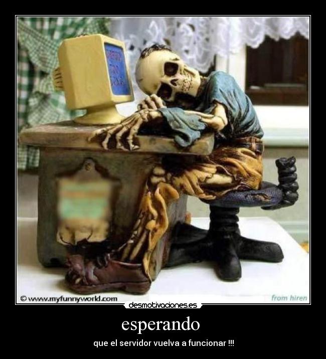 esperando -