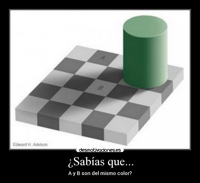 ¿Sabías que... - A y B son del mismo color?