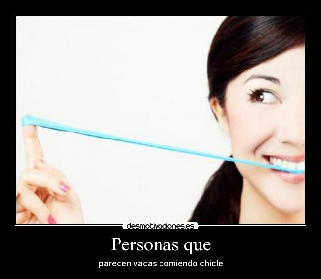 Personas que - 
