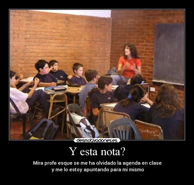Y esta nota? - 