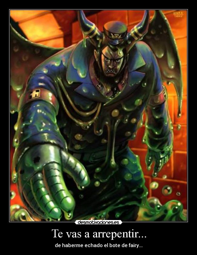 Te vas a arrepentir... - 