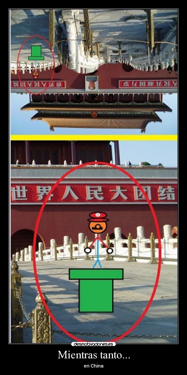 Mientras tanto... - en China