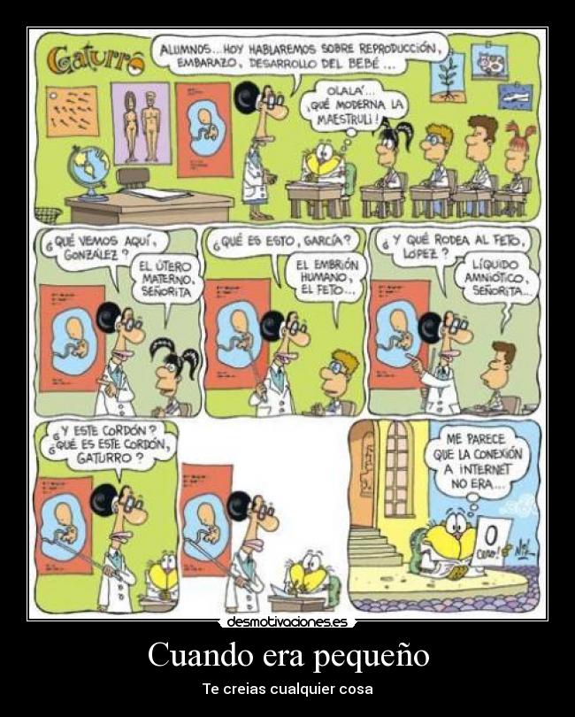 Cuando era pequeño - 